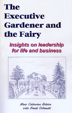 The cover for the novel "The Executive Gardener and the Fairy"