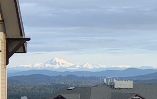 A picture of Mt. Baker from Victoria.